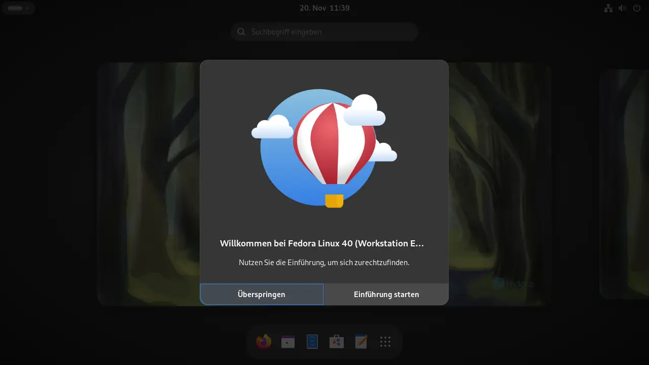 Bild: Willkommen Gruß und Angebot eine Tour zu starten.